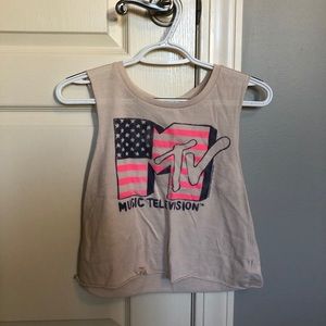 MTV American Eagle Outfitters Crop Top